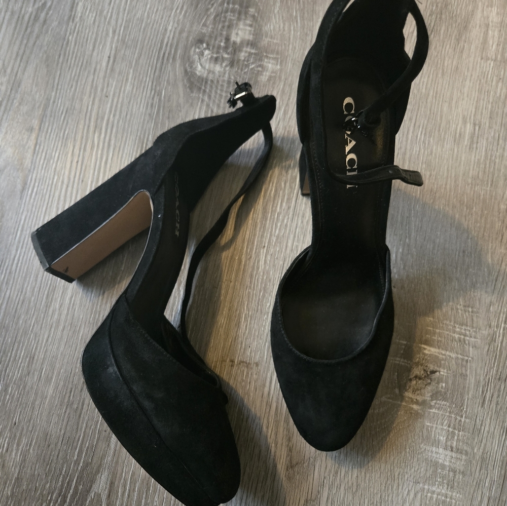 Coach Chrystie Black Women's Heels